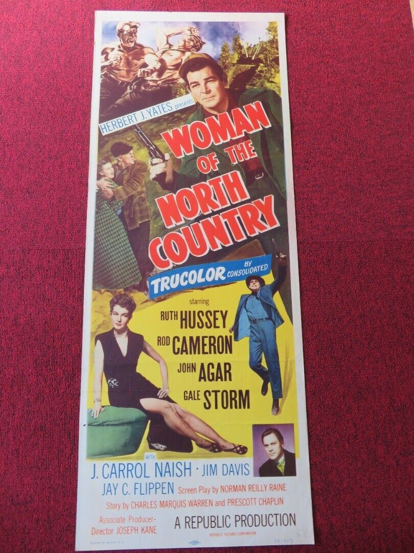 WOMAN OF THE NORTH COUNTRY US INSERT (14"x 36") POSTER RUTH HUSSEY 1952 Movie posters