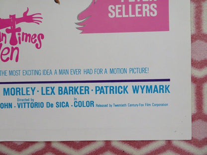 WOMAN TIMES SEVEN US ONE SHEET POSTER SHIRLEY MACLAINE MICHAEL CAINE 1967 Movie posters