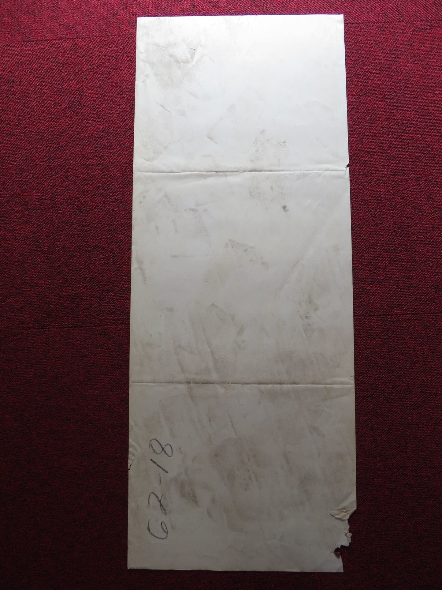 WOMANHUNT US INSERT (14"x 36") POSTER STEVEN PICCARO LISA LU 1961 Rendezvous Cinema Movie posters