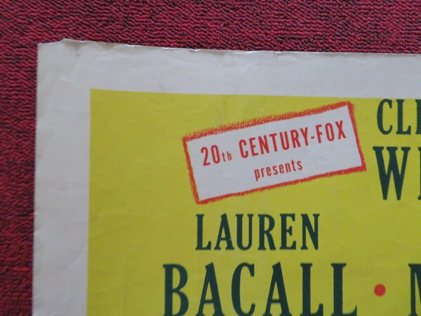 WOMAN'S WORLD US HALF SHEET (22"x 28") POSTER CLIFTON WEBB JUNE ALLYSON 1954 Movie posters