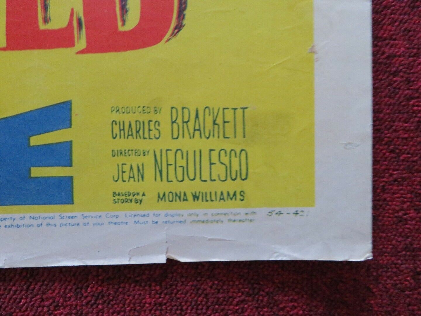 WOMAN'S WORLD US HALF SHEET (22"x 28") POSTER CLIFTON WEBB JUNE ALLYSON 1954 Movie posters