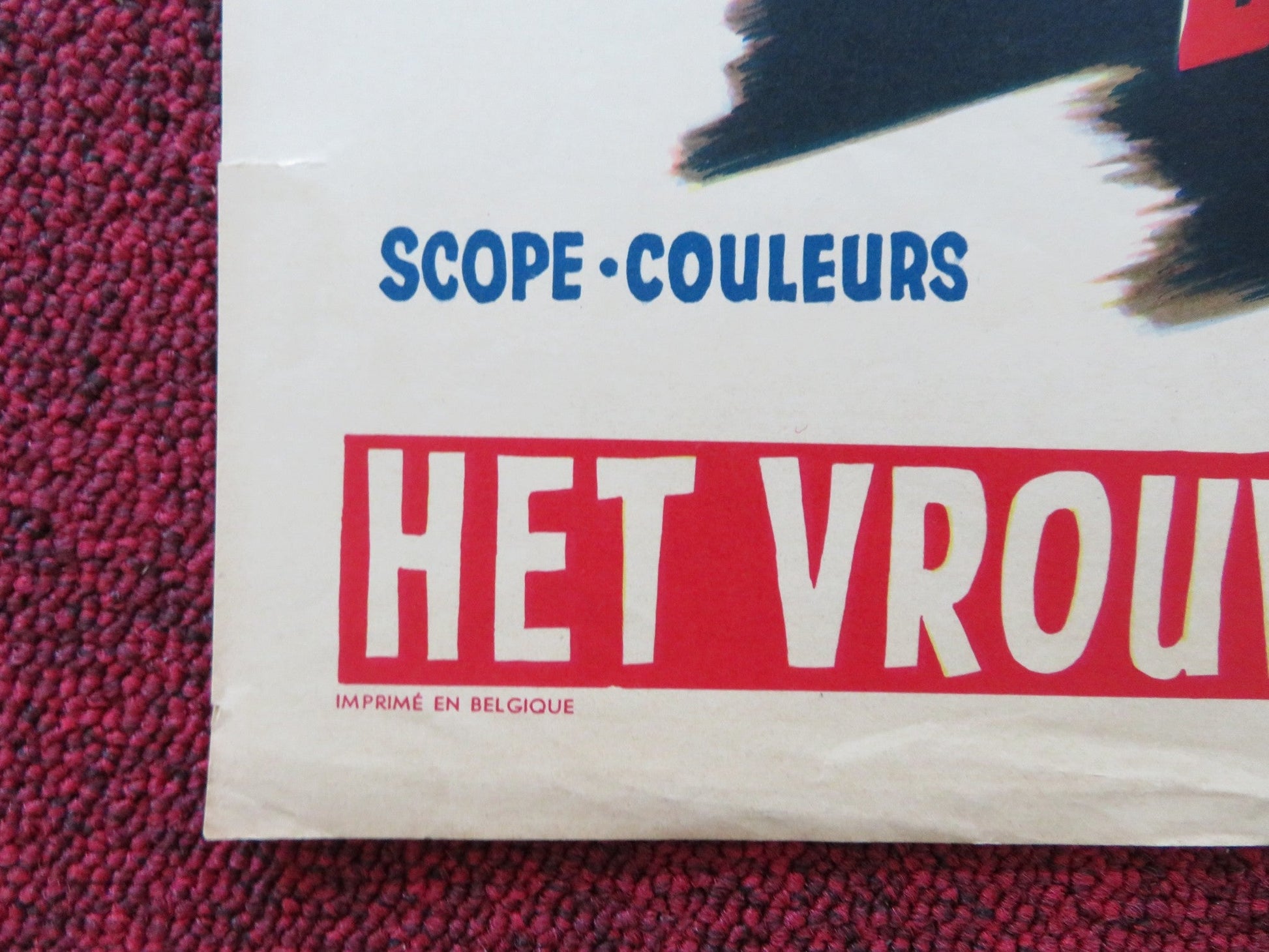 WOMEN BEHIND BARBED WIRE BELGIUM POSTER MINORU OHKI ELISE RICHTER 1960 Rendezvous Cinema Movie posters