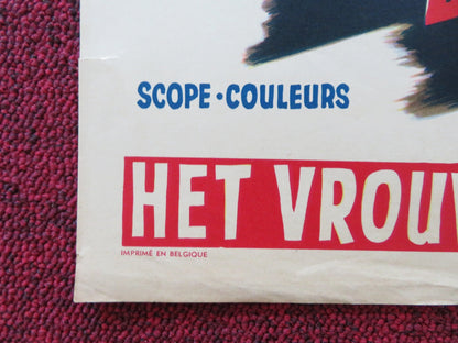 WOMEN BEHIND BARBED WIRE BELGIUM POSTER MINORU OHKI ELISE RICHTER 1960 Rendezvous Cinema Movie posters