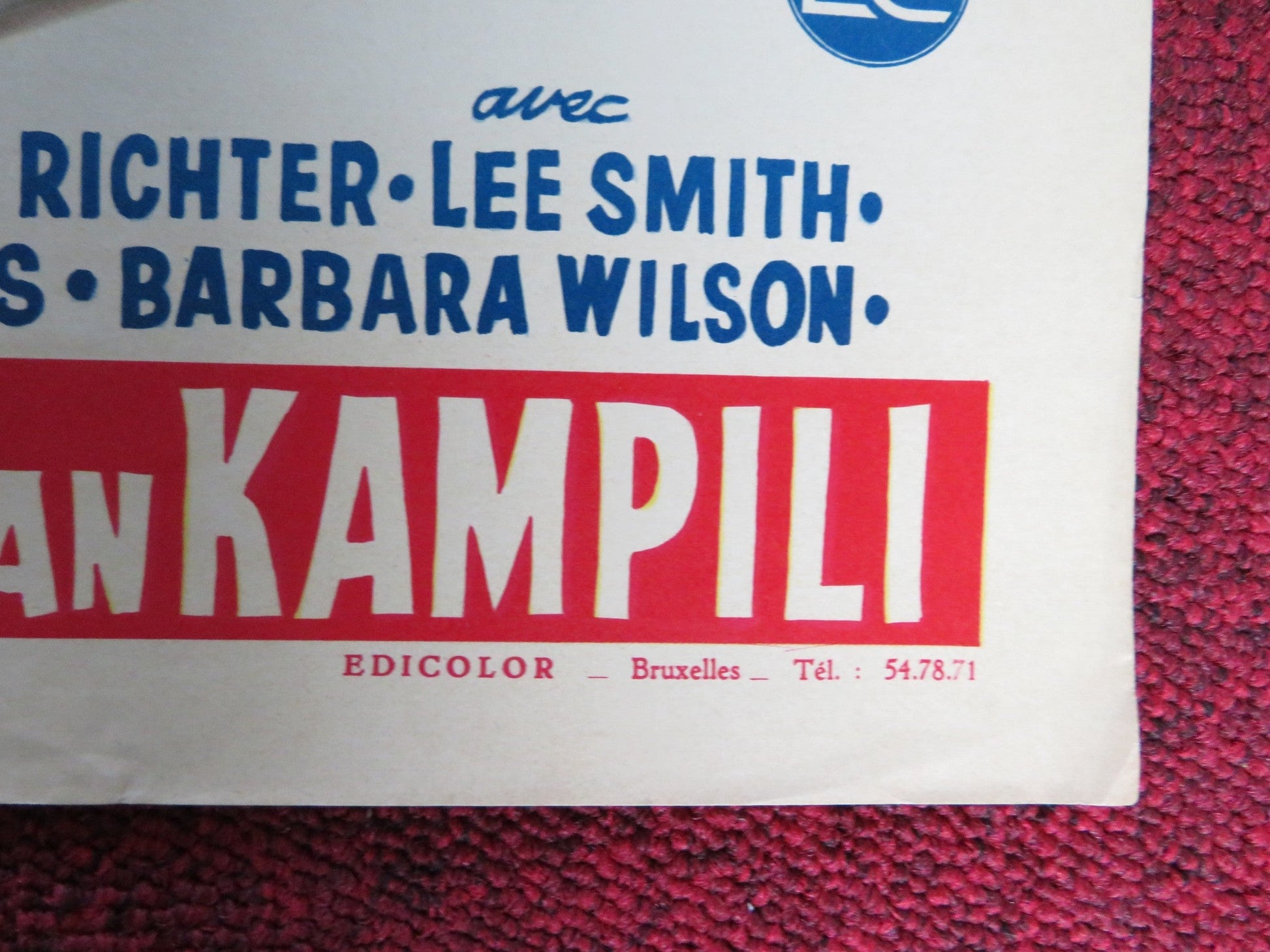 WOMEN BEHIND BARBED WIRE BELGIUM POSTER MINORU OHKI ELISE RICHTER 1960 Rendezvous Cinema Movie posters