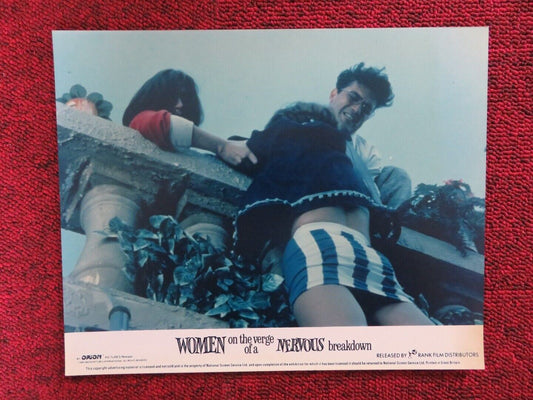 WOMEN ON THE VERGE OF A NERVOUS BREAKDOWN - B LOBBY CARD ANTONIO BANDERAS 1988 Movie posters