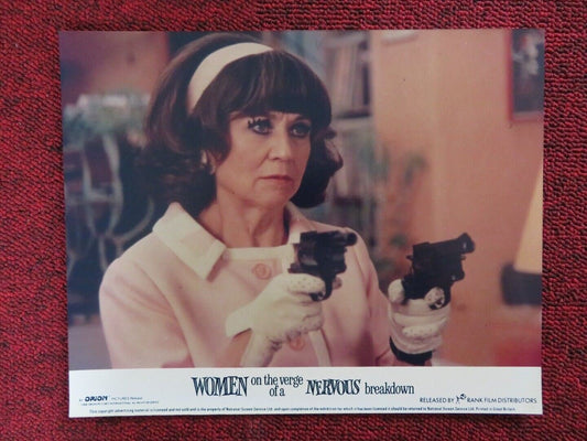 WOMEN ON THE VERGE OF A NERVOUS BREAKDOWN - E LOBBY CARD JULIETA SERRANO 1988 Movie posters