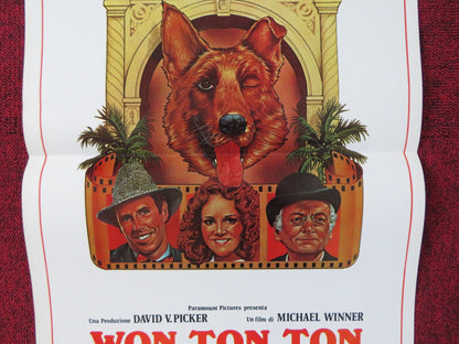 WON TON TON: THE DOG WHO SAVED HOLLYWOOD ITALIAN LOCANDINA POSTER M. KAHN 1977 Rendezvous Cinema Movie posters