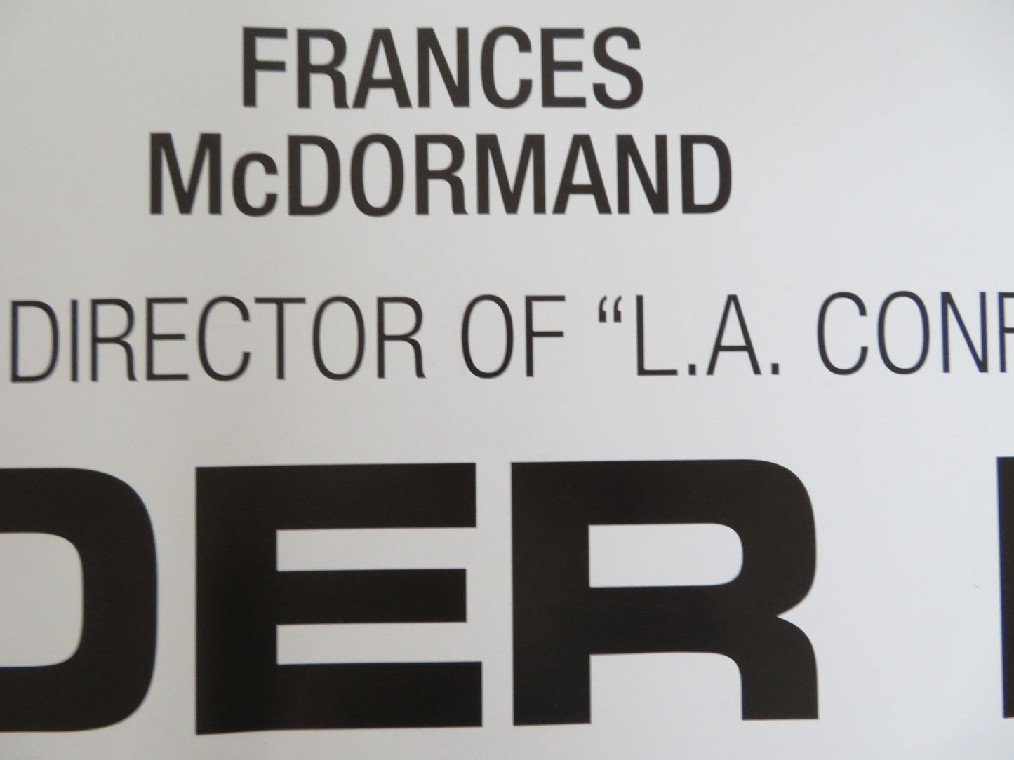 WONDER BOYS UK QUAD (30"x 40") ROLLED POSTER MICHAEL DOUGLAS 2000 Rendezvous Cinema Movie posters