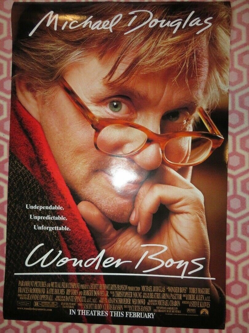 WONDER BOYS US ONE SHEET ROLLED POSTER MICHAEL DOUGLAS 2000 Movie posters