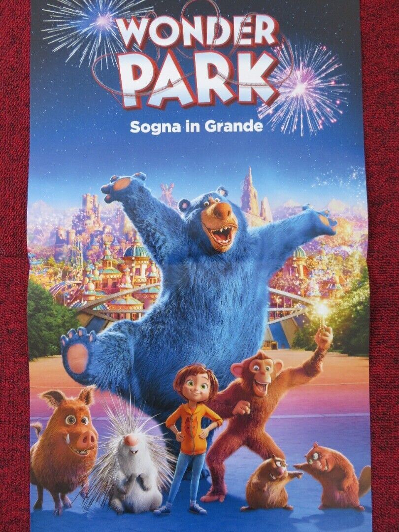 WONDER PARK ITALIAN LOCANDINA (26.5"x13") POSTER MILA KUNIS J GARNER 2019 Rendezvous Cinema Movie posters
