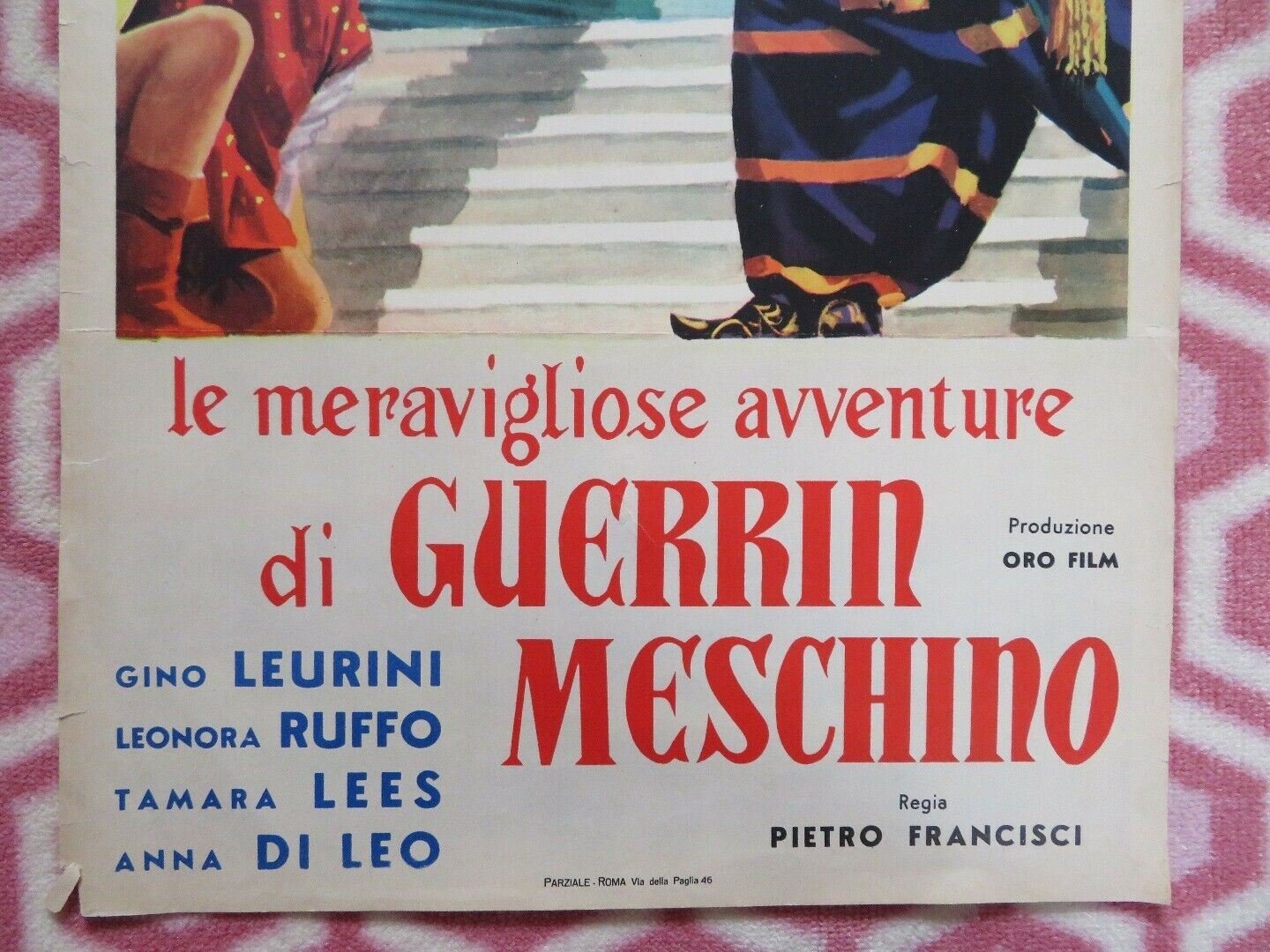 Wonderful Adventures of Guerrin Mescino ITALIAN LOCANDINA (27.5" x 13") POSTER - Rendezvous Cinema