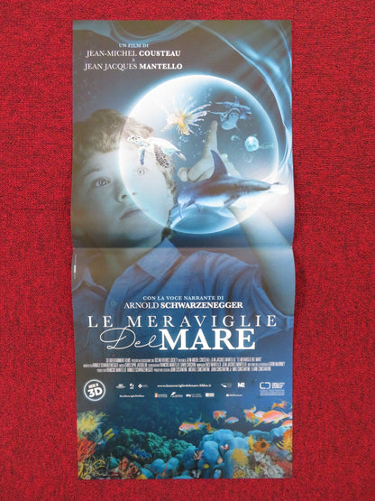 WONDERS OF THE SEA ITALIAN LOCANDINA POSTER JEAN - MICHEL COUSTEAU 2017 Rendezvous Cinema Movie posters