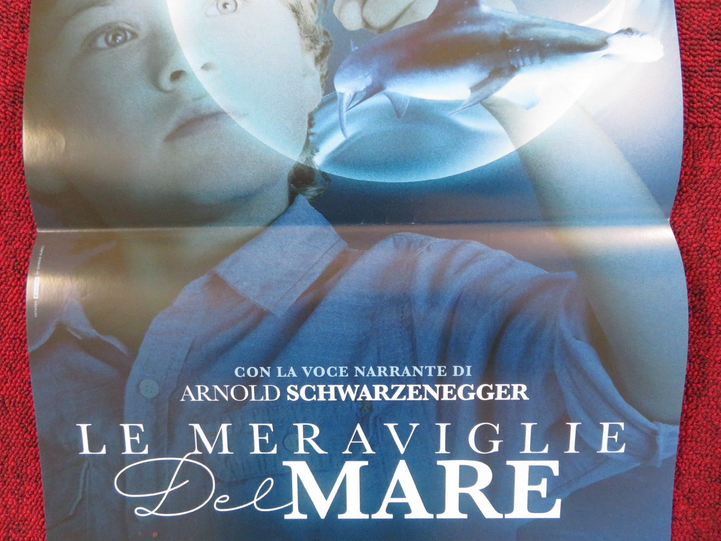 WONDERS OF THE SEA ITALIAN LOCANDINA POSTER JEAN - MICHEL COUSTEAU 2017 Rendezvous Cinema Movie posters