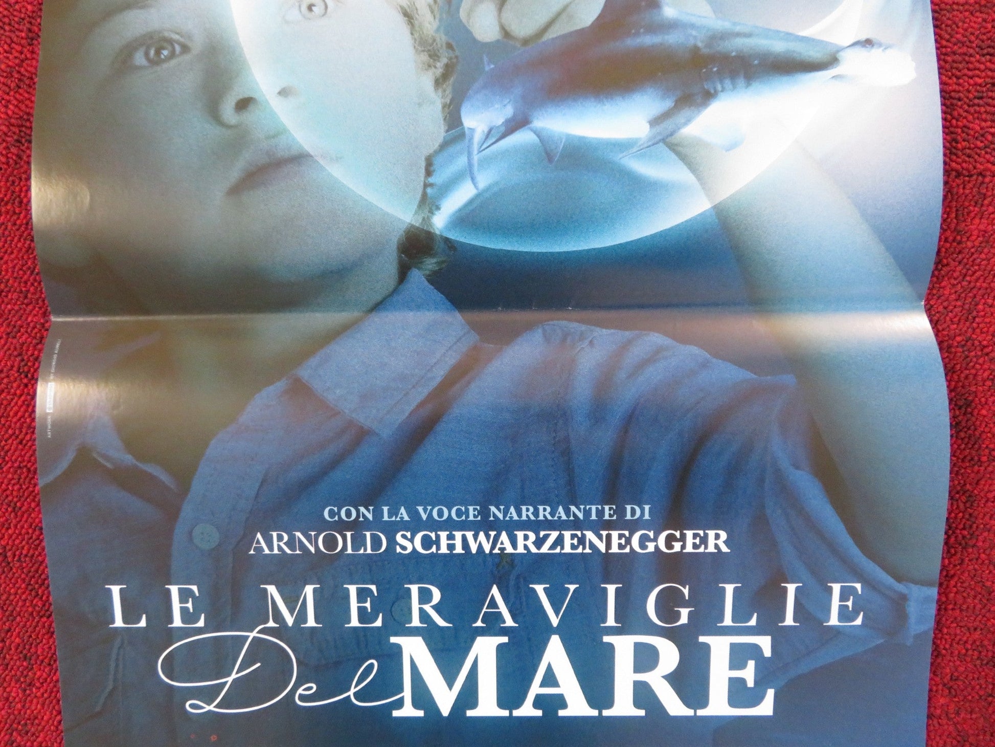 WONDERS OF THE SEA ITALIAN LOCANDINA POSTER JEAN - MICHEL COUSTEAU 2017 Rendezvous Cinema Movie posters