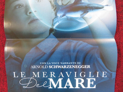 WONDERS OF THE SEA ITALIAN LOCANDINA POSTER JEAN - MICHEL COUSTEAU 2017 Rendezvous Cinema Movie posters