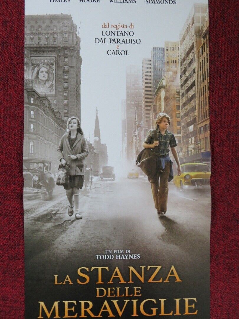 WONDERSTRUCK ITALIAN LOCANDINA (26.5"x12.5") POSTER MICHELLE WILLIAMS 2017 Rendezvous Cinema Movie posters