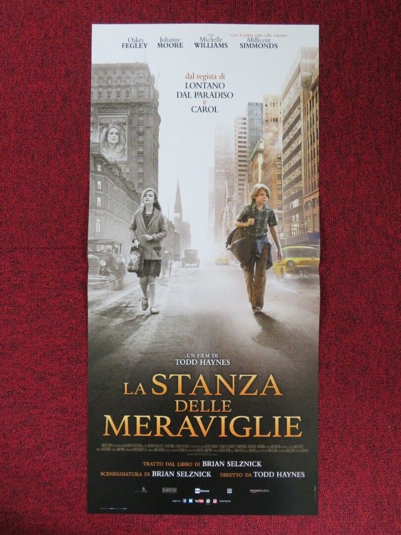 WONDERSTRUCK ITALIAN LOCANDINA (26.5"x12.5") POSTER MICHELLE WILLIAMS 2017 Rendezvous Cinema Movie posters