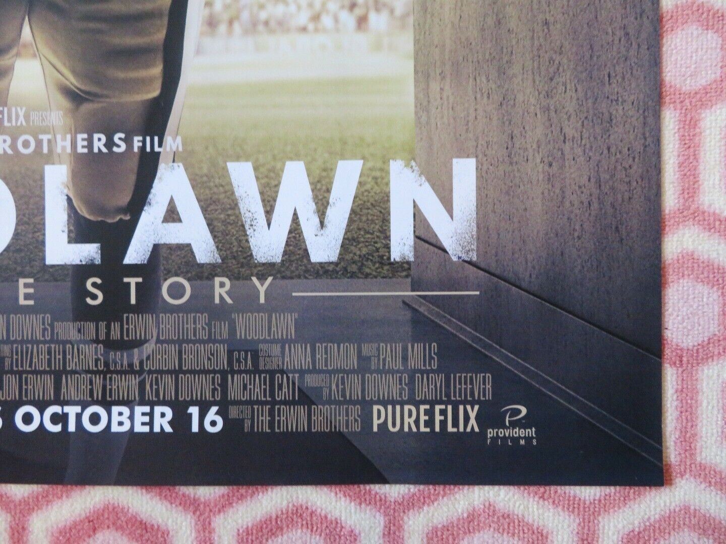 WOODLAWN US ONE SHEET ROLLED POSTER SEAN ASTIN NIC BISHOP 2015 - Rendezvous Cinema