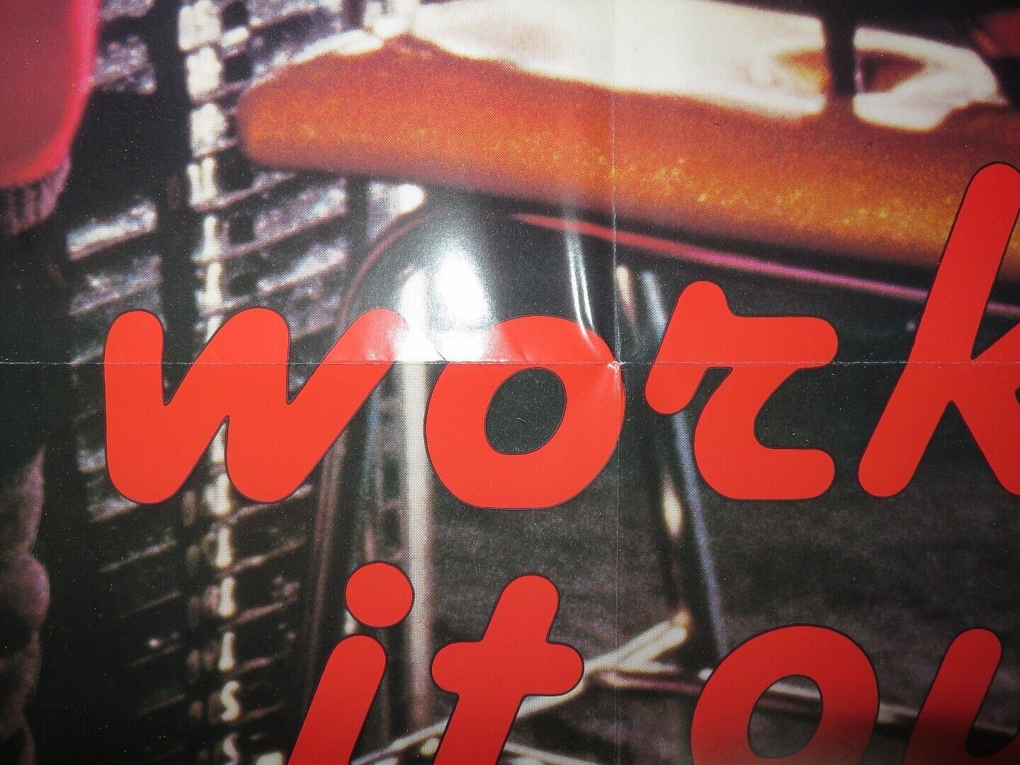 WORKING IT OUT ADULT(37"X25") FOLDED US ONE SHEET POSTER JOANNA STORM 1983 Movie posters