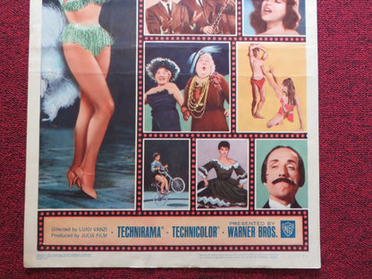 WORLD BY NIGHT US INSERT (14"x 36") POSTER LUIGI VANZI 1961 Rendezvous Cinema Movie posters