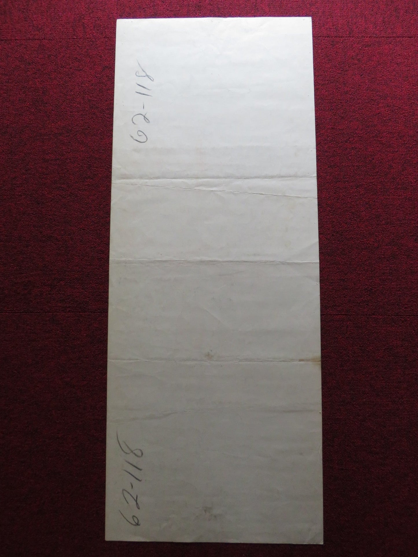 WORLD IN MY POCKET US INSERT (14"x 36") POSTER ROD STEIGER NADJA TILLER 1962 Rendezvous Cinema Movie posters