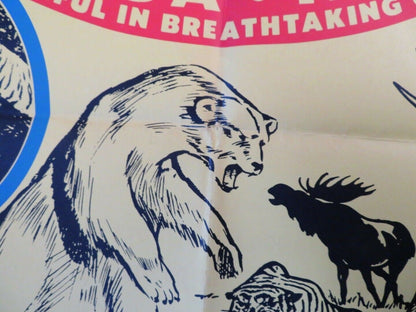 WORLD SAFARI US ONE SHEET POSTER RON HAYES FOOTAGE BIG GAME HUNTING Movie posters