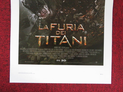 WRATH OF THE TITANS ITALIAN LOCANDINA (27.5"x13") POSTER SAM WORTHINGTON 2012 Movie posters