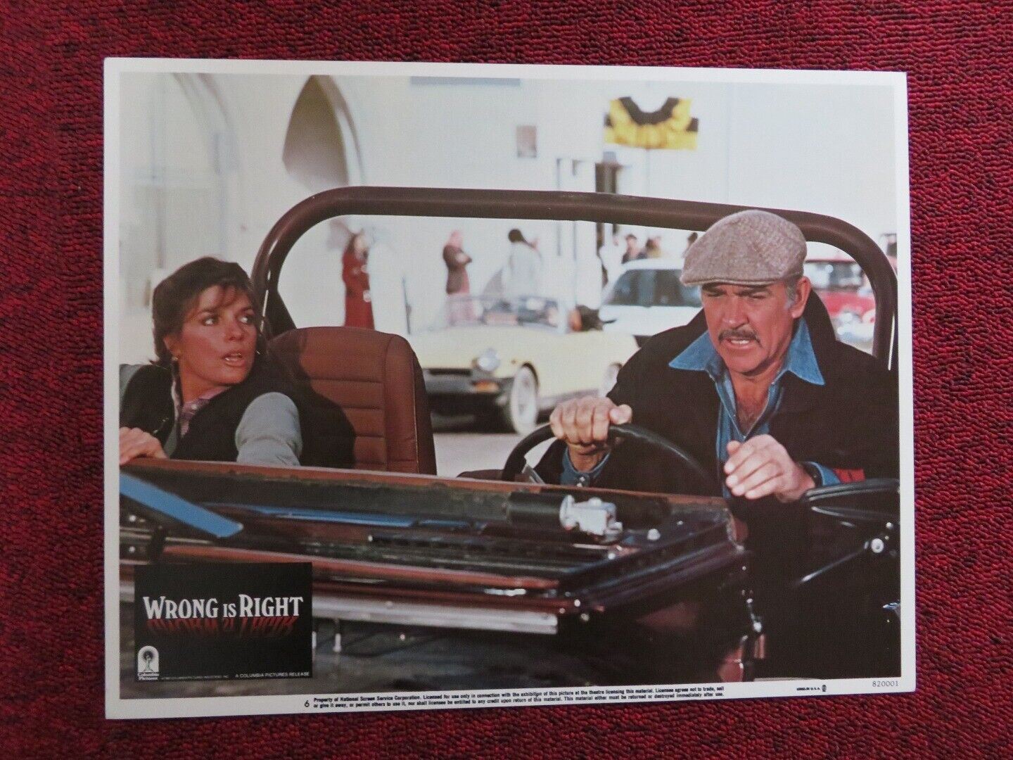 WRONG IS RIGHT - 6 US LOBBY CARD SEAN CONNERY KATHARINE ROSS 1982 Movie posters