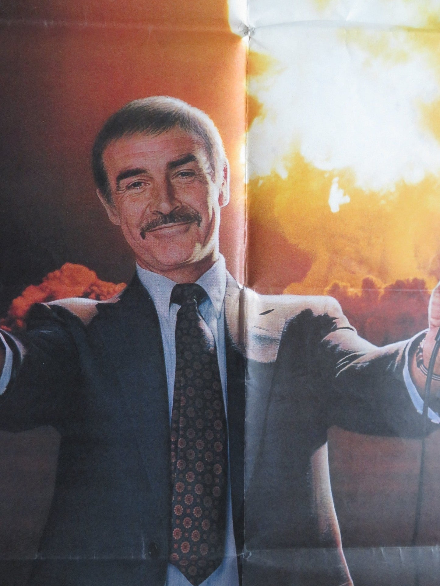 WRONG IS RIGHT US SUBWAY POSTER SEAN CONNERY 1982 Rendezvous Cinema Movie posters