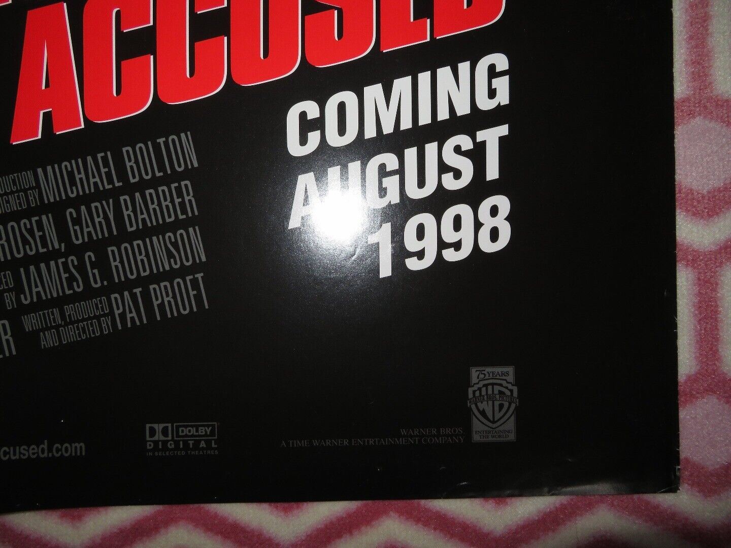 WRONGFULLY ACCUSED FOLDED US ONE SHEET POSTER LESLIE NIELSON KELLY LEBROCK 1998 Movie posters