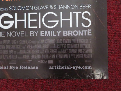 WUTHERING HEIGHTS UK QUAD (30"x 40") ROLLED POSTER KAYA SCODELARIO 2011 Rendezvous Cinema Movie posters