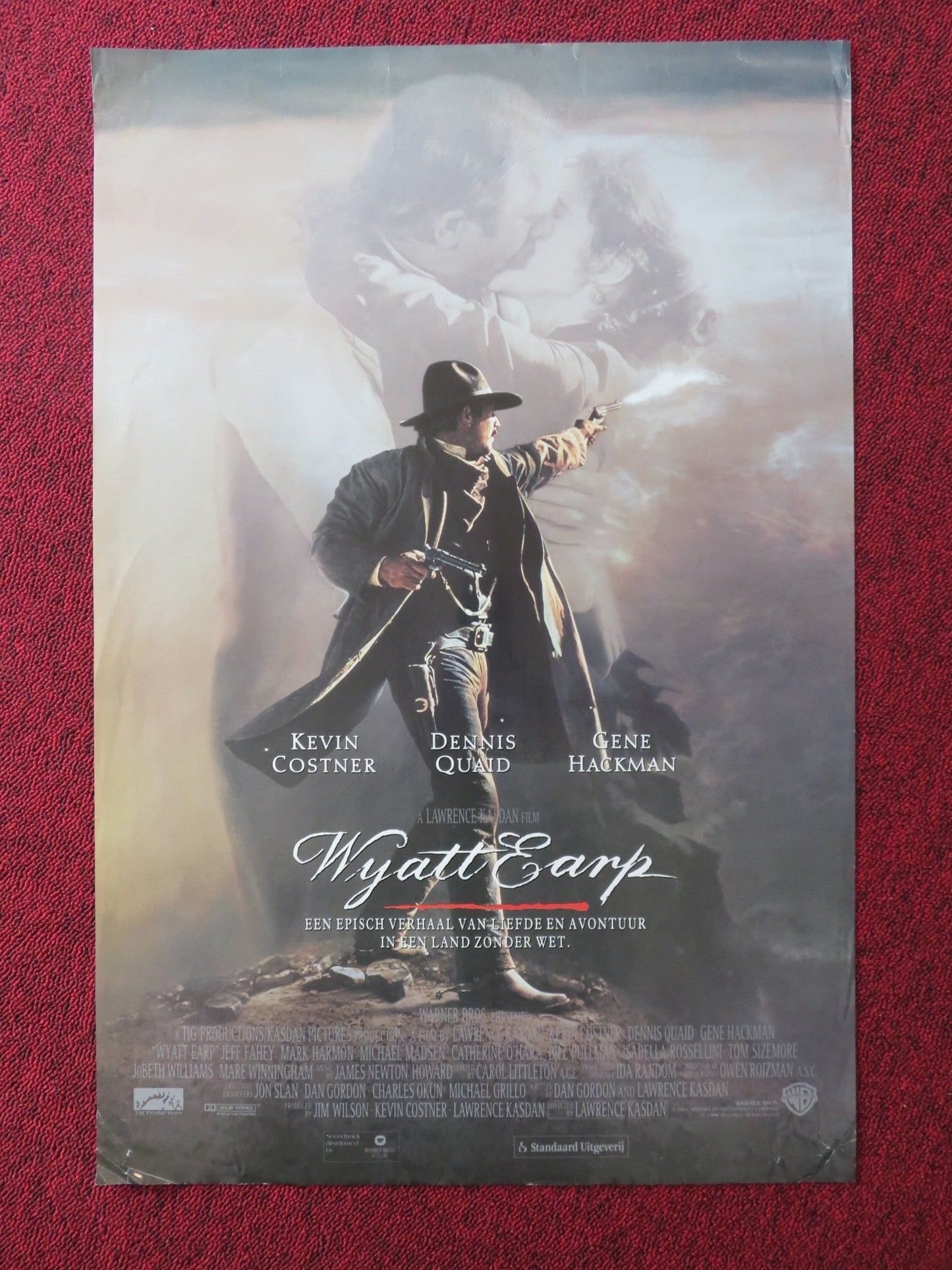 WYATT EARP DUTCH POSTER KEVIN COSTNER GENE HACKMAN 1994 Rendezvous Cinema Movie posters