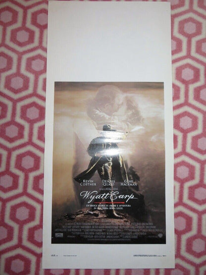 WYATT EARP ITALIAN LOCANDINA (27.5"x13") POSTER COSTNER QUAID 1994 Movie posters