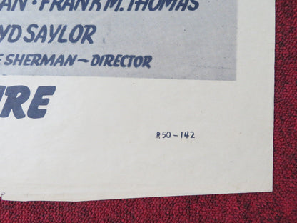 WYOMING WILDCAT FOLDED US ONE SHEET POSTER DON BARRY JULIE DUNGAN R1950 Rendezvous Cinema Movie posters