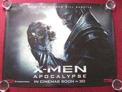 X - MEN: APOCALYPSE UK QUAD ROLLED POSTER JAMES MCAVOY MICHAEL FASSBENDER 2016 Rendezvous Cinema Movie posters