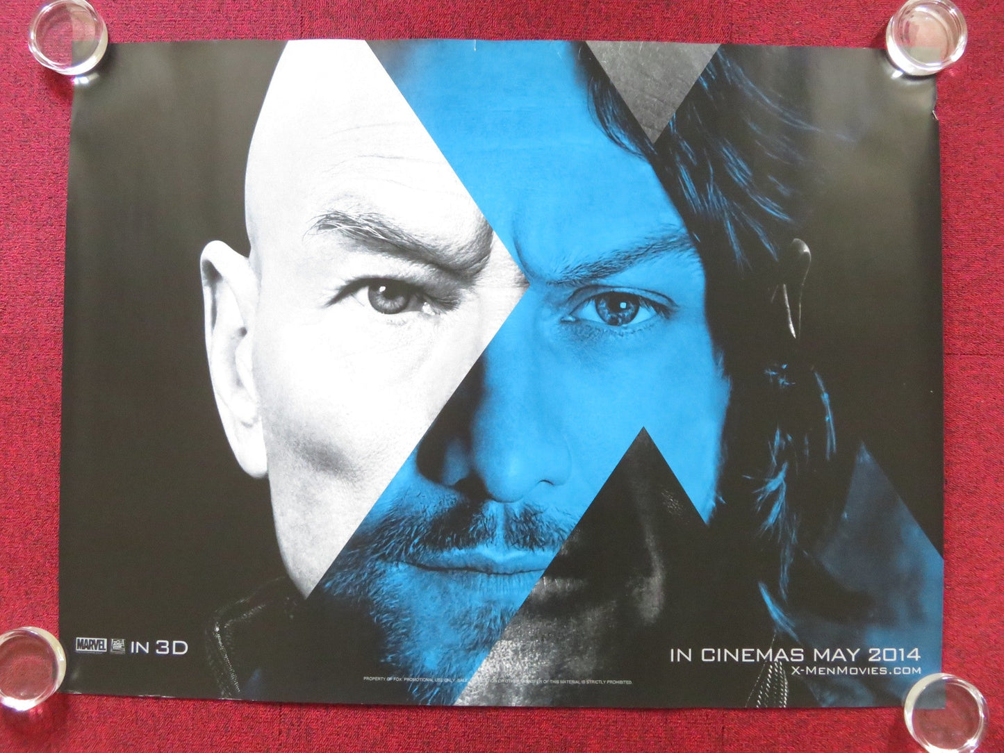 X - MEN: DAYS OF FUTURE PAST - A UK QUAD (30"x 40") ROLLED POSTER P. STEWART 2014 Rendezvous Cinema Movie posters