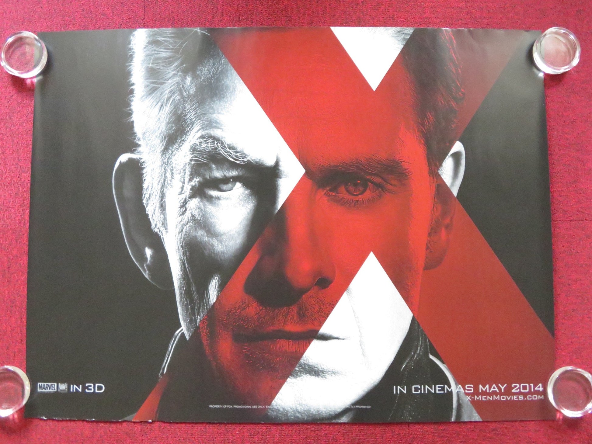 X - MEN: DAYS OF FUTURE PAST - C UK QUAD (30"x 40") ROLLED POSTER I. MCKELLEN 2014 Rendezvous Cinema Movie posters