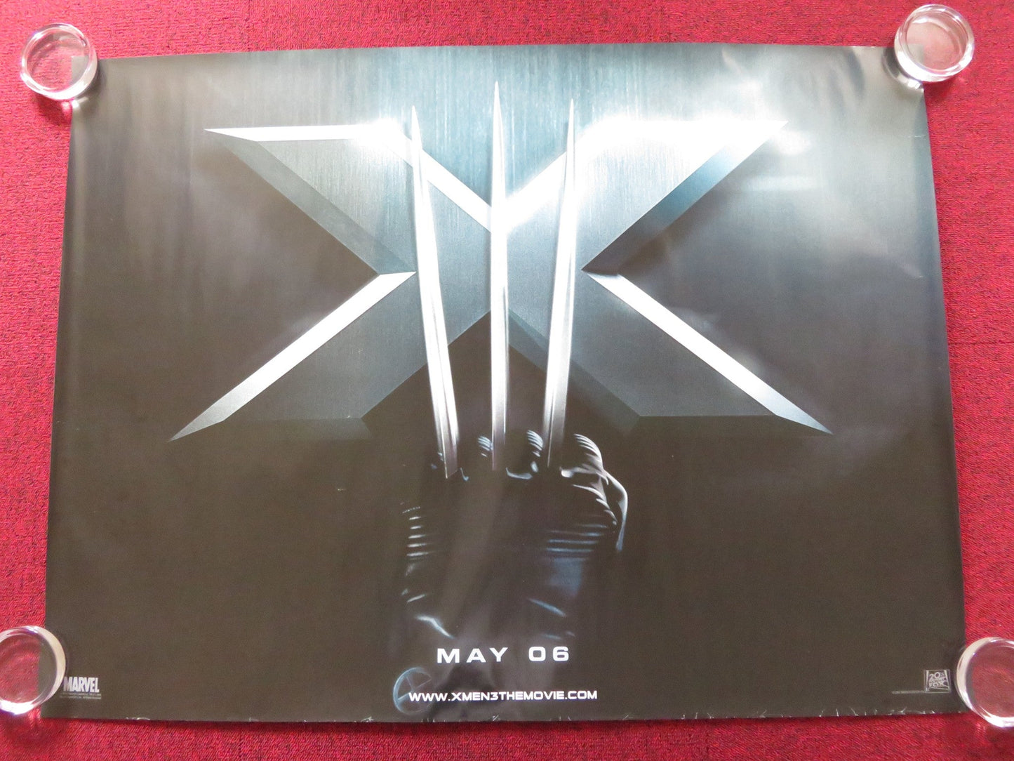 X - MEN: THE LAST STAND UK QUAD (30"x 40") ROLLED POSTER HUGH JACKMAN 2006 Rendezvous Cinema Movie posters