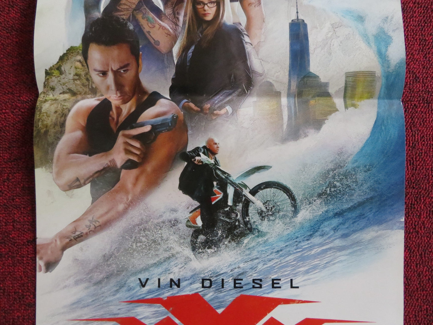 XXX: RETURN OF XANDER CAGE ITALIAN LOCANDINA POSTER VIN DIESEL DONNIE YEN 2017 Rendezvous Cinema Movie posters