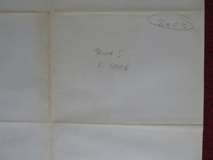 YANQUIS / YANKS SPANISH ROLLED POSTER RICHARD GERE VANESSA REDGRAVE 1979 Movie posters