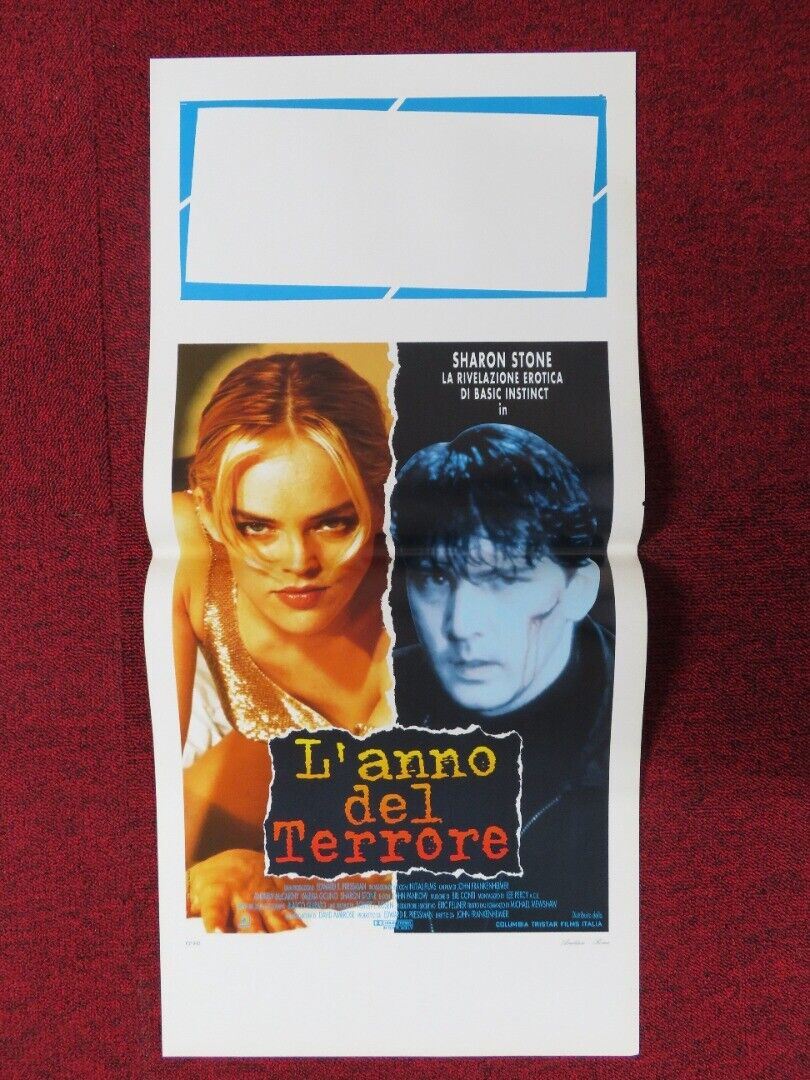 YEAR OF THE GUN ITALIAN LOCANDINA (27.5"x13") POSTER SHARON STONE 1991 Movie posters