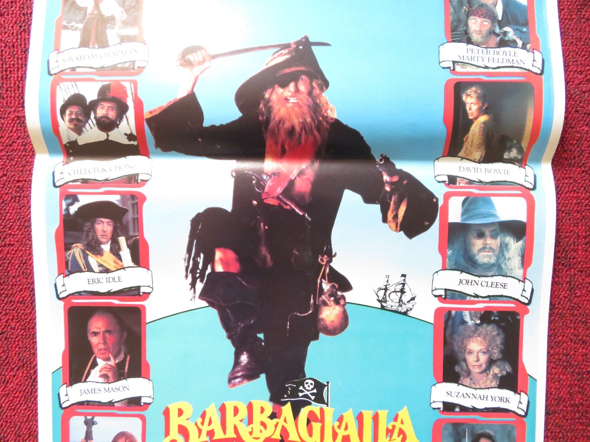 YELLOWBEARD ITALIAN LOCANDINA POSTER GRAHAM CHAPMAN PETER BOYLE 1983 Rendezvous Cinema Movie posters