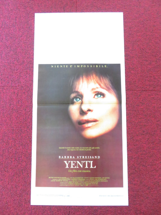 YENTL ITALIAN LOCANDINA POSTER BARBRA STREISAND MANDY PATINKIN 1983 Rendezvous Cinema Movie posters