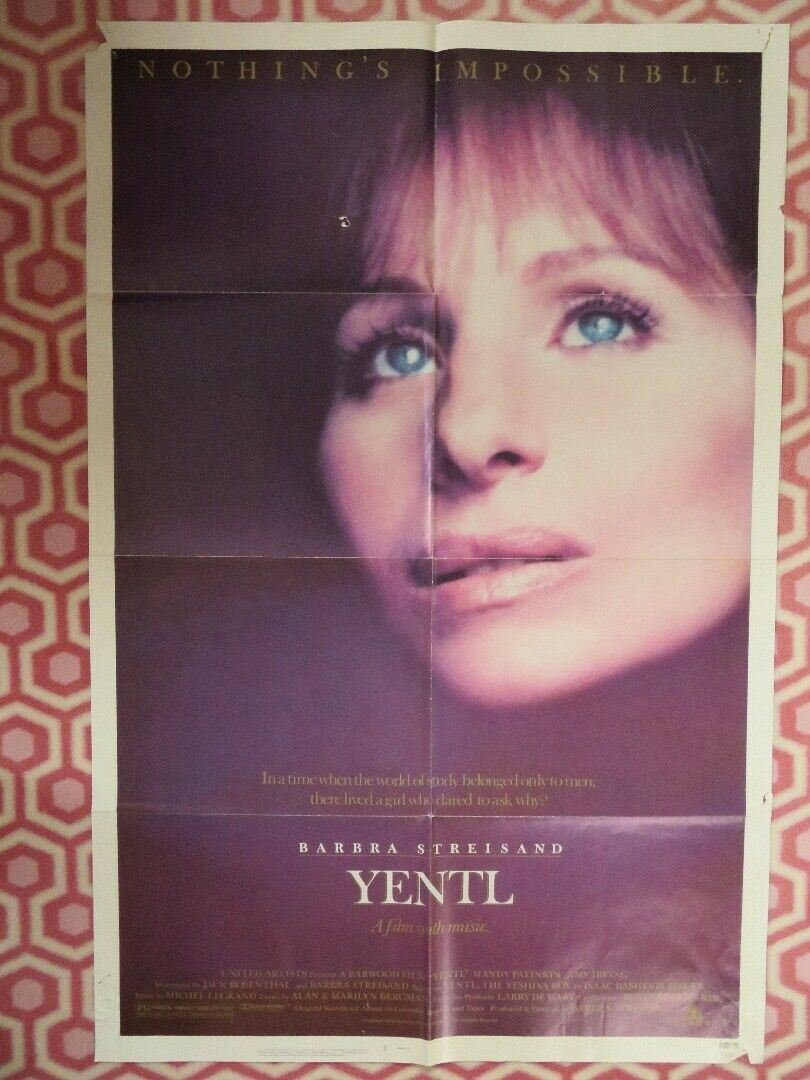 YENTL US ONE SHEET POSTER BARBRA STREISAND 1983 Rendezvous Cinema Movie posters