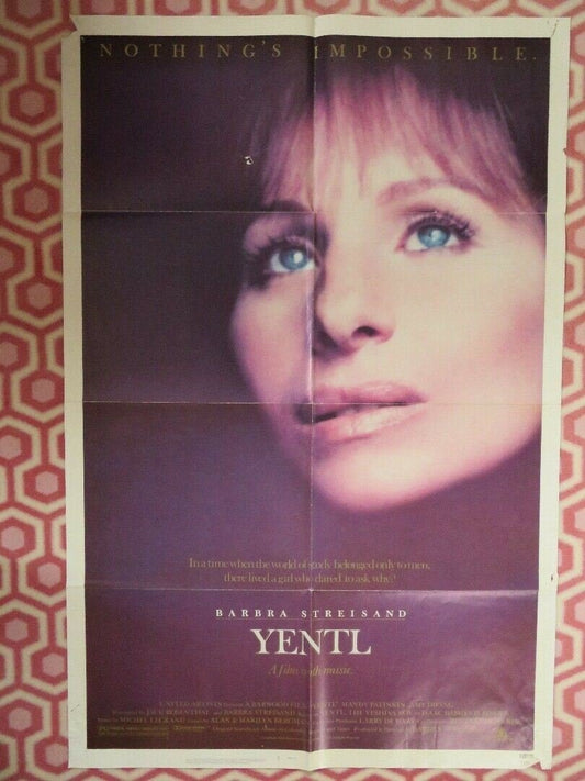 YENTL US ONE SHEET POSTER BARBRA STREISAND 1983 Rendezvous Cinema Movie posters