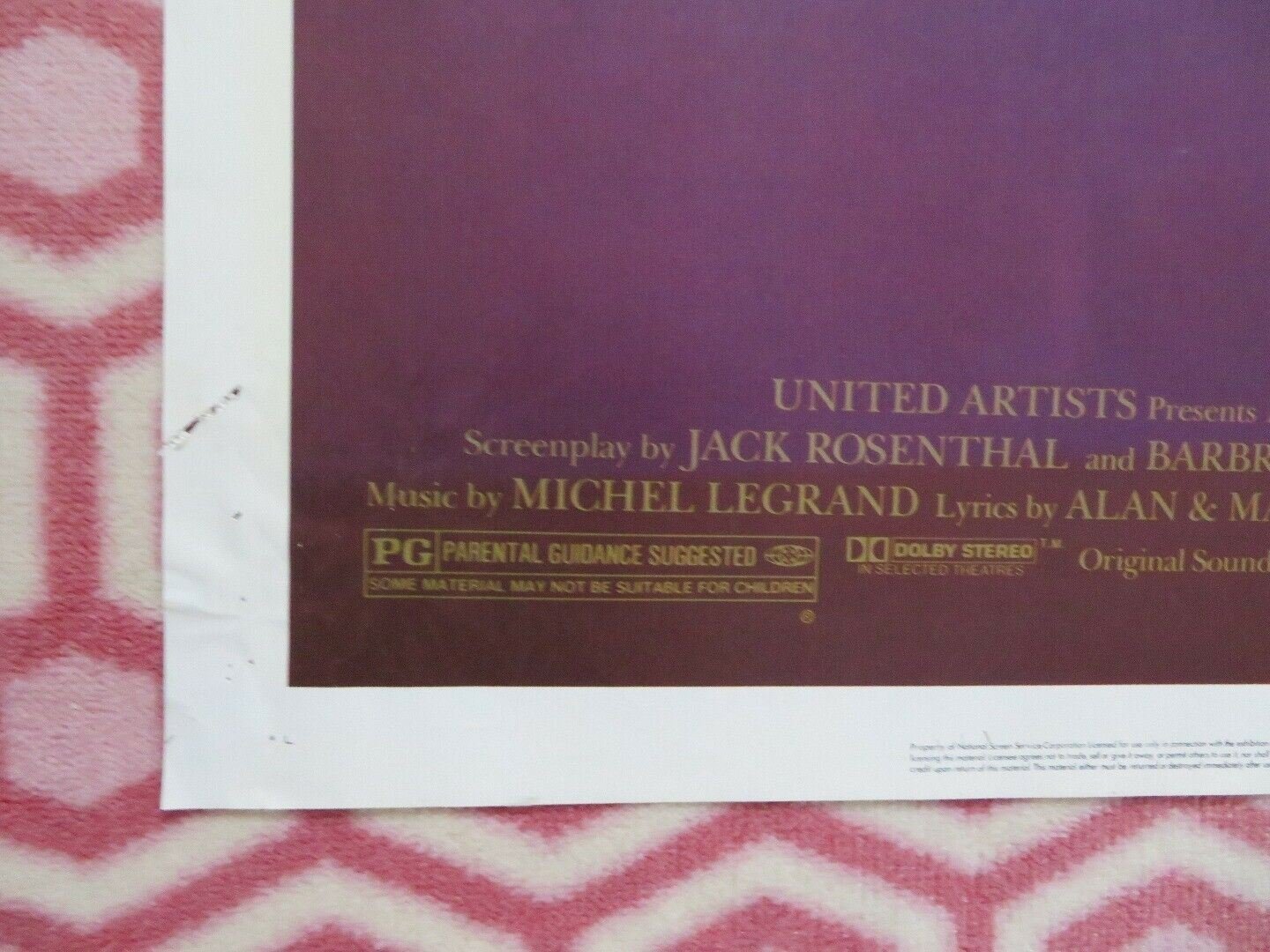 YENTL US ONE SHEET POSTER BARBRA STREISAND 1983 Rendezvous Cinema Movie posters