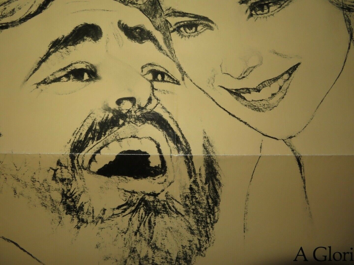 YES GIORGIO US ONE SHEET POSTER LUCIANO PAVAROTTI 1982 Rendezvous Cinema Movie posters