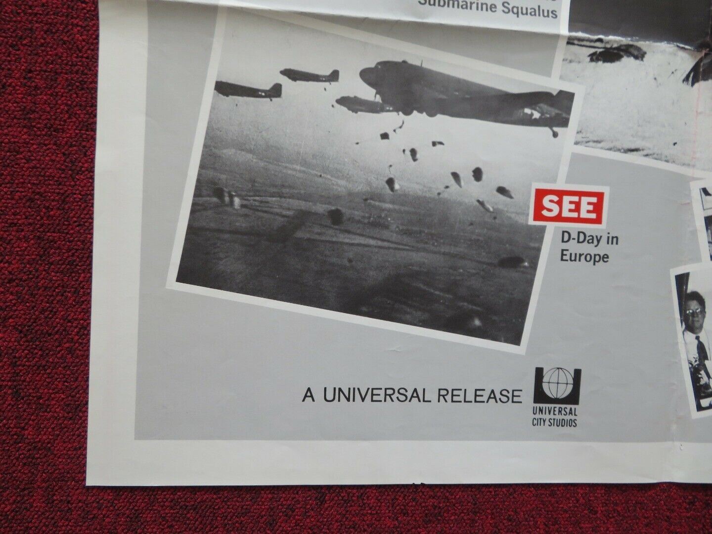 YESTERDAY'S BIG STORY FOLDED US ONE SHEET POSTER 1965 Movie posters