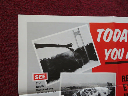 YESTERDAY'S BIG STORY FOLDED US ONE SHEET POSTER 1965 Movie posters