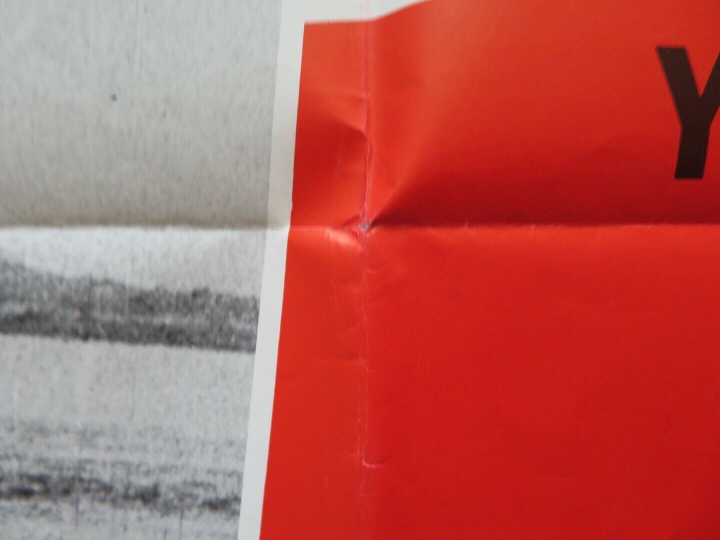 YESTERDAY'S BIG STORY FOLDED US ONE SHEET POSTER 1965 Movie posters